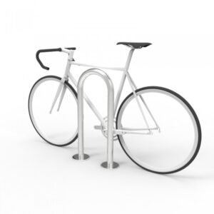 CBR3B Bike Parking Rail with Base Plate Surface Mount Fix