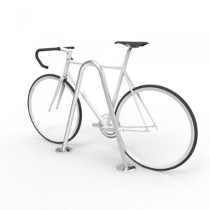 CBR5B Bike Parking Rail with Base Plate Surface Mount Fix
